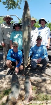 Alligator Gar fishing in Livingston, Texas