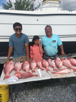 Red Snapper fishing in Rio Hondo, Texas