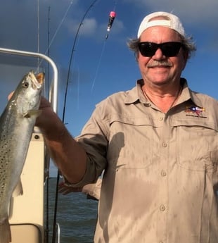 Speckled Trout / Spotted Seatrout fishing in Matagorda, Texas