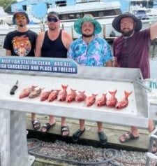 Red Snapper fishing in Destin, Florida