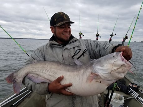 Blue Catfish fishing in Dallas, Texas