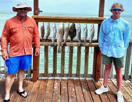 Flounder, Redfish, Speckled Trout Fishing in South Padre Island, Texas