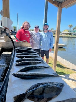 Speckled Trout / Spotted Seatrout fishing in Galveston, Texas