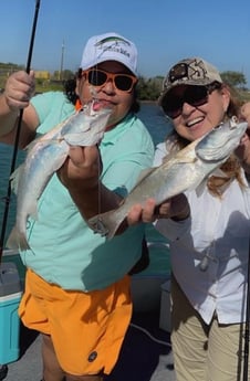 Speckled Trout / Spotted Seatrout fishing in South Padre Island, Texas