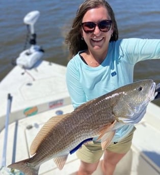 Redfish fishing in Beaufort, North Carolina