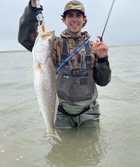 Speckled Trout / Spotted Seatrout fishing in Matagorda, Texas