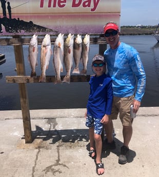 Redfish fishing in Rockport, Texas