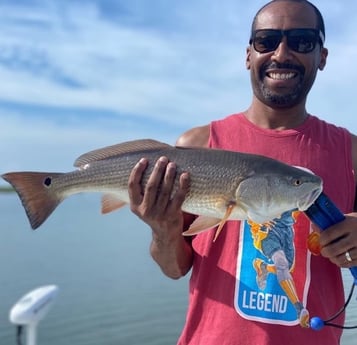 Redfish fishing in Beaufort, North Carolina