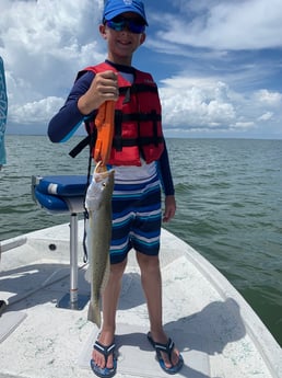 Speckled Trout / Spotted Seatrout fishing in Galveston, Texas