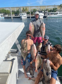 Black Grouper, Mutton Snapper fishing in Key West, Florida