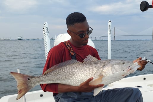 Redfish fishing in Mount Pleasant, South Carolina