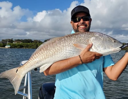 Redfish fishing in New Smyrna Beach, Florida