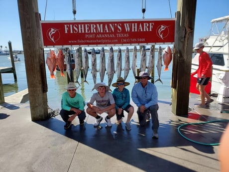 King Mackerel / Kingfish, Red Snapper fishing in Port Aransas, Texas