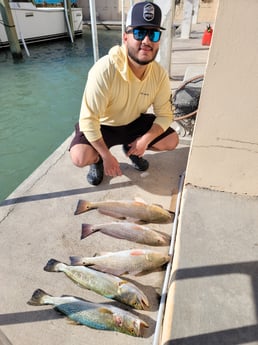 Redfish, Speckled Trout / Spotted Seatrout Fishing in Rio Hondo, Texas