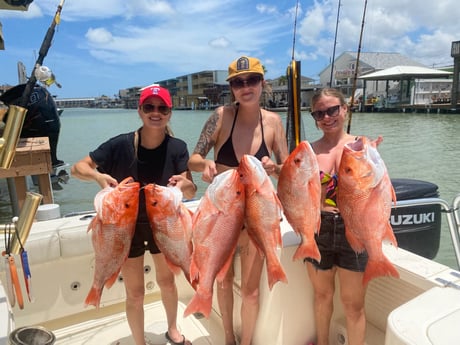 Red Snapper fishing in Port Isabel, Texas