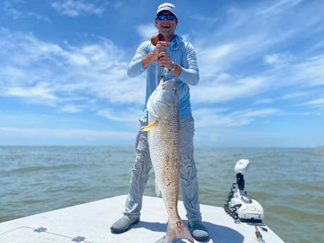 Redfish fishing in Galveston, Texas