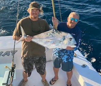 African Pompano fishing in Marathon, Florida