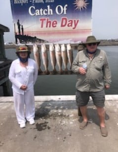 Redfish fishing in Rockport, Texas