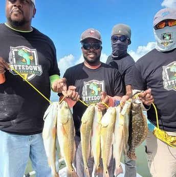 Flounder, Redfish fishing in Galveston, Texas