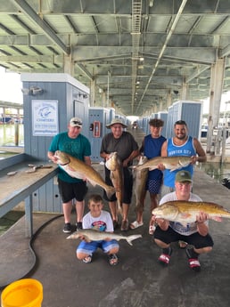 Redfish fishing in Galveston, Texas