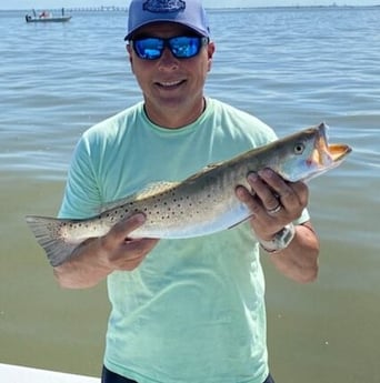 Speckled Trout / Spotted Seatrout fishing in Galveston, Texas