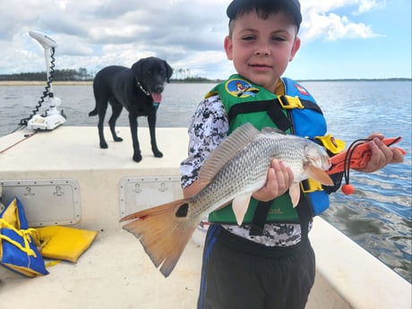 Redfish fishing in Beaufort, North Carolina