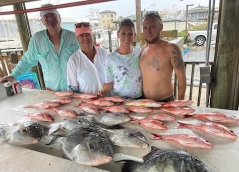 Red Snapper, Triggerfish fishing in Orange Beach, Alabama