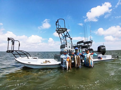 Redfish fishing in Rio Hondo, Texas