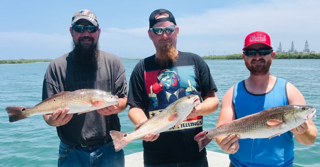 Redfish fishing in Port Aransas, Texas