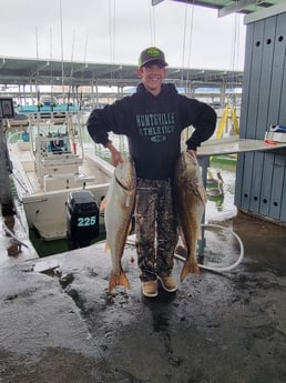 Redfish fishing in Galveston, Texas