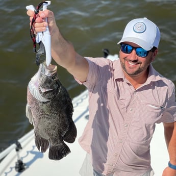 Tripletail fishing in Eastpoint, Florida