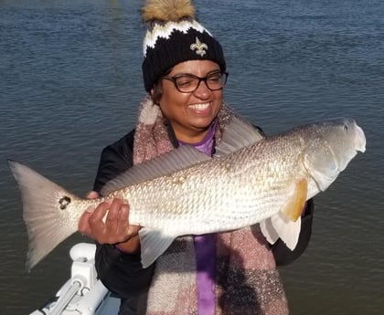 Redfish fishing in Sulphur, Louisiana