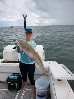 Redfish fishing in Galveston, Texas