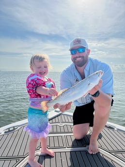 Speckled Trout / Spotted Seatrout fishing in Galveston, Texas