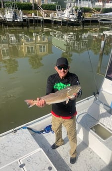 Redfish fishing in South Padre Island, Texas