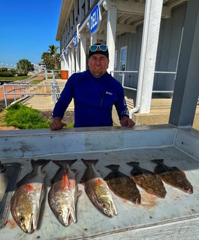 Flounder, Redfish Fishing in Galveston, Texas