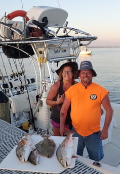 Flounder, Redfish fishing in Pensacola Beach, Florida