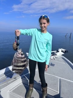 Sheepshead Fishing in Boothville-Venice, Louisiana