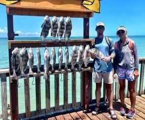 Black Drum fishing in South Padre Island, Texas