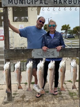 Redfish fishing in Port Aransas, Texas