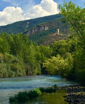 Fishing in Senegüé, Aragón