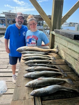 Redfish, Speckled Trout Fishing in Galveston, Texas