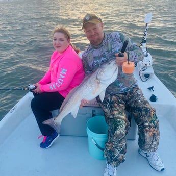 Redfish fishing in Port O&#039;Connor, Texas