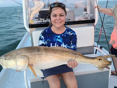 Redfish fishing in Port O&#039;Connor, Texas