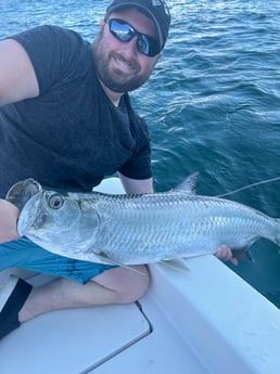 Tarpon fishing in Miami Beach, Florida