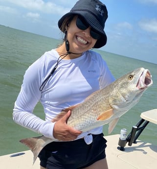 Redfish fishing in South Padre Island, Texas