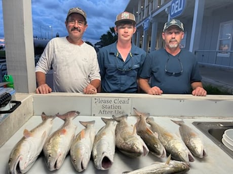 Redfish fishing in Galveston, Texas