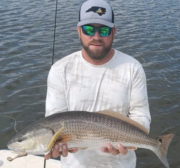 Redfish fishing in Beaufort, North Carolina