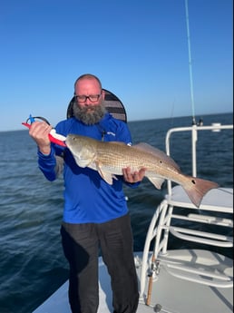 Redfish fishing in South Padre Island, Texas