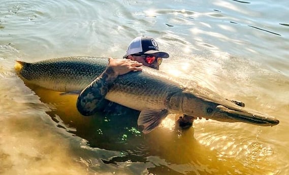 Alligator Gar fishing in Dallas, Texas